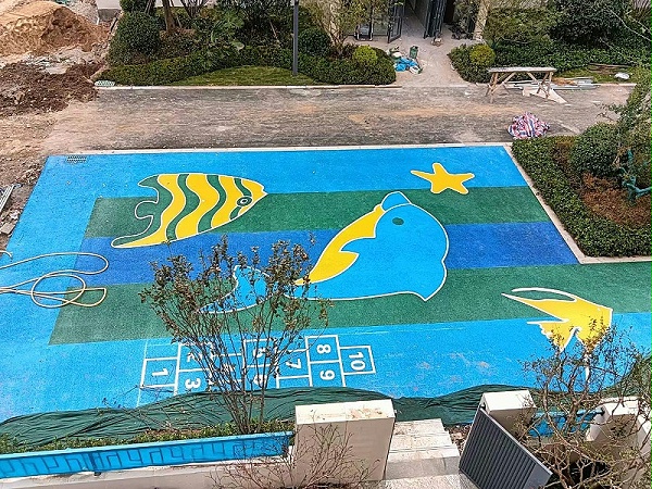 路面改色涂料,防水抗晒不褪色