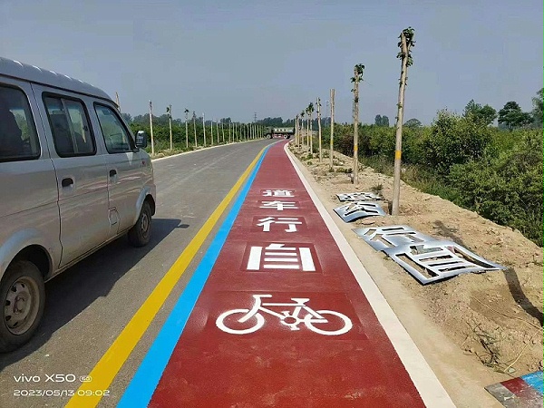 如何用路面改色涂料点亮城市网红地标？