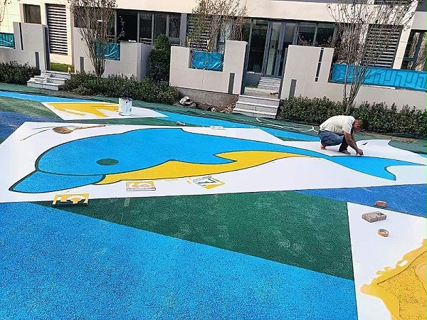 路面改色涂料,路面改色涂料施工