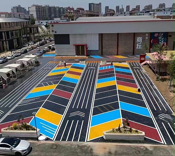 路面改色涂料,路面改色涂料施工