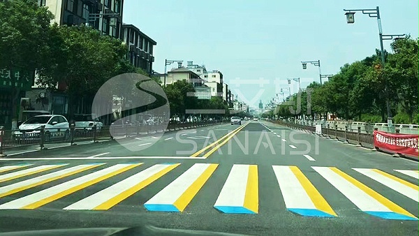 冷漆标线施工-39