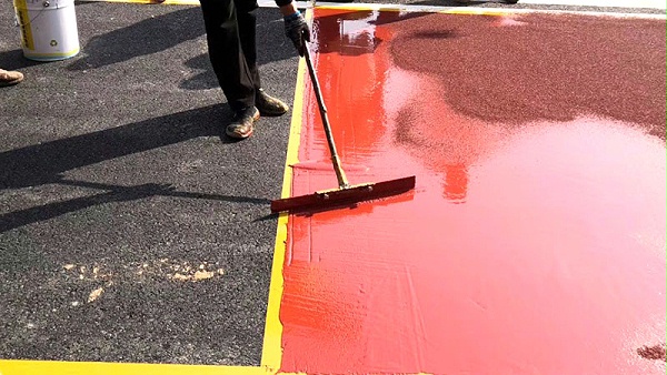 彩色防滑路面涂料,彩色防滑路面涂料应用