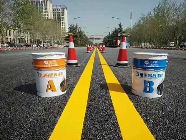 双组份标线涂料施工,双组份标线涂料