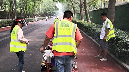 热熔标线涂料施工后标线脱落问题解决方案与三艾斯产品优势