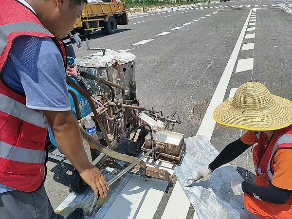 标线热熔涂料施工,标线热熔涂料施工温度