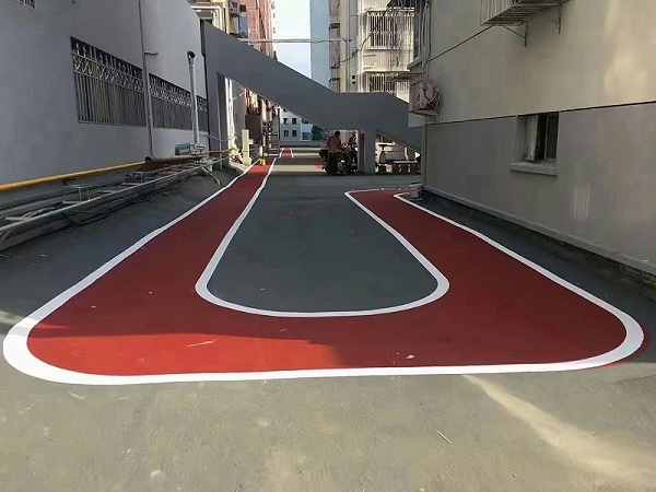 路面改色涂料,老旧小区,路面翻新